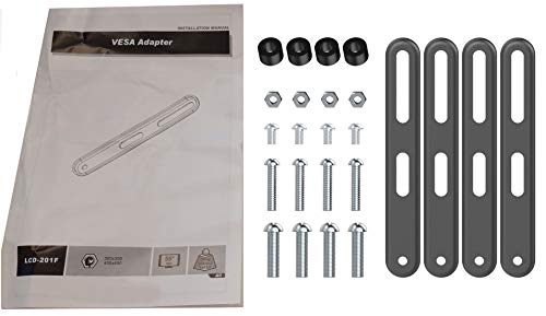 Invision VESA Adapter Kit for TV Wall Mounted Brackets Ultra Slim Design Fits on to any 200x200mm Existing TV Bracket to Achieve a Wide Arrangeme