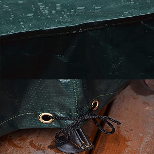 PATIO PLUS Garden Furniture Covers, Rectangular, Furniture set Cover, Outdoor table Cover,Waterproof, Windproof, Anti-UV,180x120x70cm Green