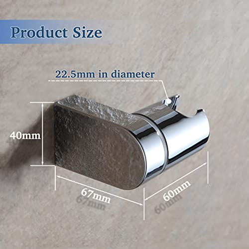 Shower Head Holder, FUYIOCN 360° Adjustable Angle Shower Holders,Shower Head Holder Replacement,Hower Wall Mount for Bathroom