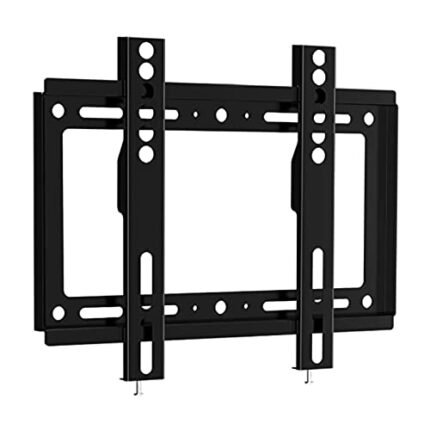 Sylvox RV TV Wall Mount, Flat TV Mount Fits TVs 14-42 Inch, VESA Support 75x75mm to 200x200mm, Max TV Weight 55lbs, Black Fixed RV TV Bracket, Sa