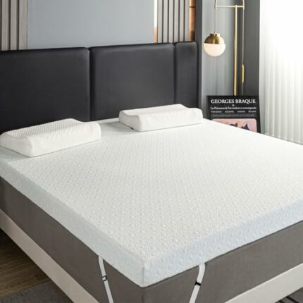 4 Inch Memory Foam Mattress Topper Bamboo Cover - Full