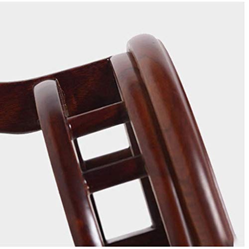 LUKEO Wooden bench-Old Beech Wood Creative Solid Wood Stool Antique Stool and Qing Classical Dining Chair Solid Wood Round Stool Chinese Antique