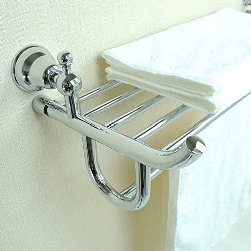 HIGOH Towel Racks,Bathroom Towel Rack Wall Mounted Towel Holder,Towel Rail Towel Holder,Bathroom Accessories Copper Towel Rack,Bathroom Hardware