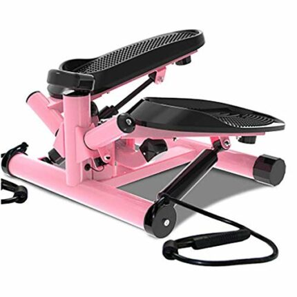 LLRYN Mini Stepper Machine, Stepper Exercise Machine with Resistance Bands and LCD Monitor Household Mini Multifunctional Exercise Equipment