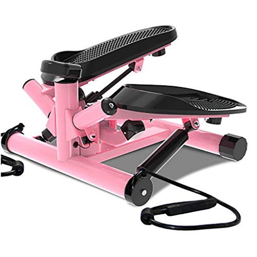 LLRYN Mini Stepper Machine, Stepper Exercise Machine with Resistance Bands and LCD Monitor Household Mini Multifunctional Exercise Equipment