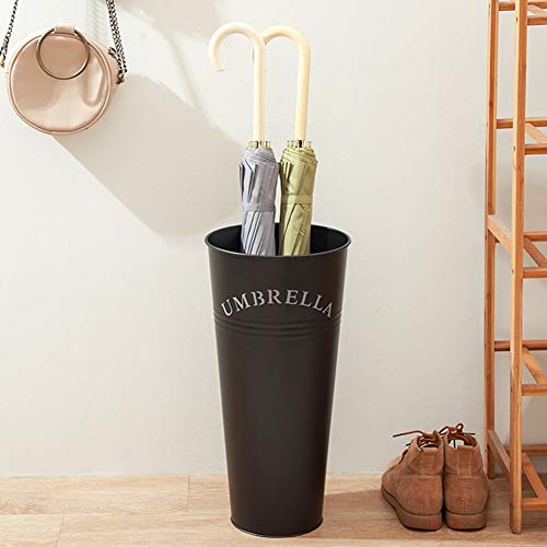 OUSIKA Umbrella Stands,Modern Umbrella Bucket with Letter, Storage Barrel for Organize Canes and Umbrellas, Metal Umbrella Stand Holder, Home Rac