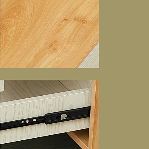 JYDQM Mini Bedside Table Simple Simple Locker, Double Drawer Design Bedside Table