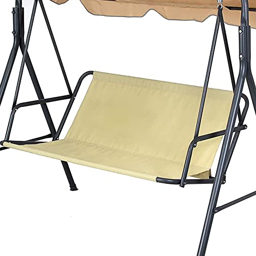 Patio Swing Cushion Cover Replacement, 600D Oxford Fabric Waterproof Outdoor Swing Seat Cover Dust-proof Protective Covers for Yard, Balcony, Gar