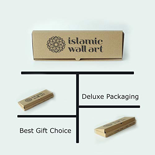 Islamic Home Decoration Bismillah Alhamdulillah Mashallah Islamic Table Decoration Free Standing Islamic Table Decoration (Alhamdulillah, Shiny G