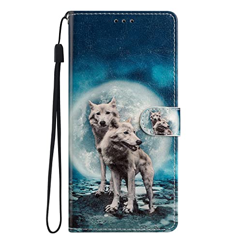 Thoankj iPhone 14 Pro Max Case Flip Shockproof PU Leather Wallet Cover with Stand Magnetic Card Holder TPU Bumper Folio Slim Fit Protective Phone