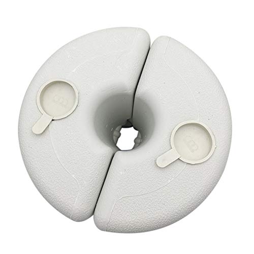 MOVKZACV Plastic Gazebo Leg Weights,Outdoors Gazebo Tent Weight Feet Drum Fill,Durable Weatherproof Umbrella Holder for Outdoors Marquee, Party T