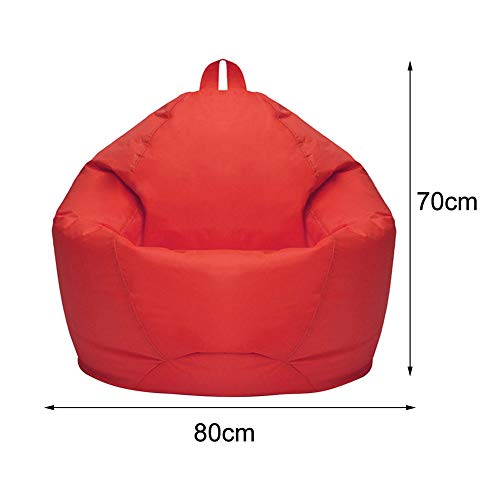 MOVKZACV Bean Bag Chair Cover Only Without Filling,Gamer Recliner Cover - 70x 80cm(28 * 32inch), Washable Oxford fabric, Sturdy Zipper Beanbag Ca