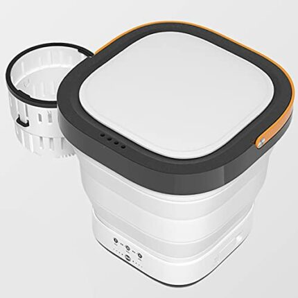 Washing Machines Portable Camping Washing Machine,60W Mini Compact Antibacterial Pulsator Washing Machine, Wi(mini washing machine) (A)