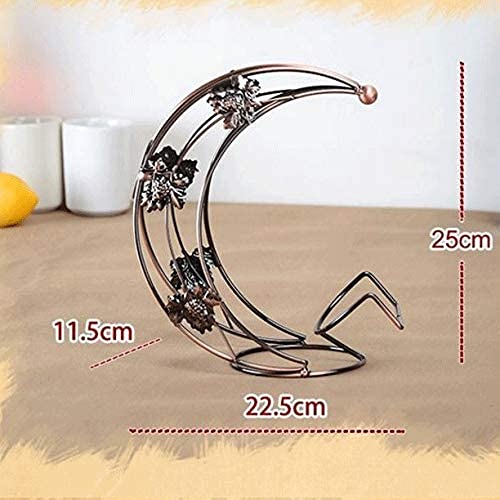 NEOCHY Wine Shelf Metal Grape Wine Rack Wine Whiskey Display Shelf Bar Wine Cabinet Wine Display