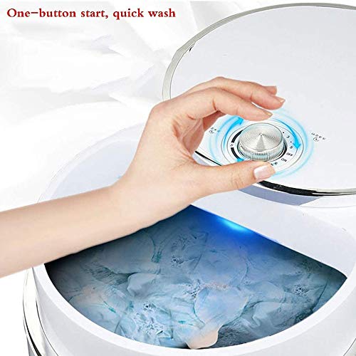 XIAOJUN Mini Portable Washing Machine for Compact Laundry, Small Semi-Automatic Compact Washer Dehydration and Drying