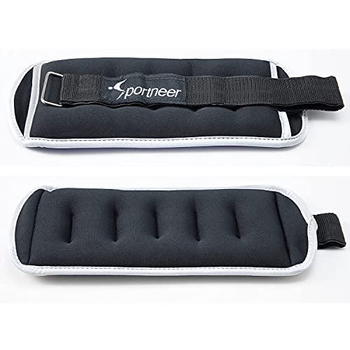 Sportneer Ankle Weights Wrist Arm Leg Weights for Women, Kids and Men, Strength Training Wrist and Ankle Weights Set, Perfect for Dancing, Runnin