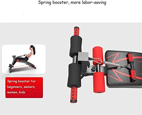WZLYHD Push Up Bar Stands Adjustable Bench Sit Up Bench Sit-up Board Black Multi-Workout Abdominal Hyper Back Extension Bench Maximum Load 550 Lb