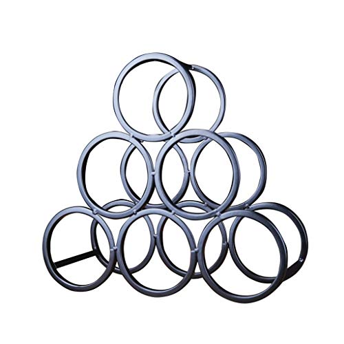 NEOCHY Wine Rack Household Iron Living Room Wine Cabinet Decoration Rack European Wine Display Rack