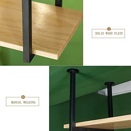 EYLINK Wine Rack Ceiling Shelf Mounted Floating Suspended, Ceiling Wine Glass Racks, European Hanging Wine Racks, Hanging Kitchen Bar Rack/Decora