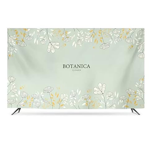 Qvo Soft And Comfortable Anti-static Curved Screen LCD TV Computer Protective Cover, Indoor Bedroom Living Room Decoration 32/55/85in(Size:85/86i