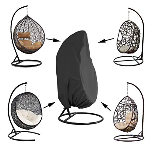 Egg Hanging Chair Cover, Waterproof 115 * 190cm 210D Oxford Fabric Heavy Duty Veranda Patio Cocoon Chair Garden Furniture Protective Cover Water