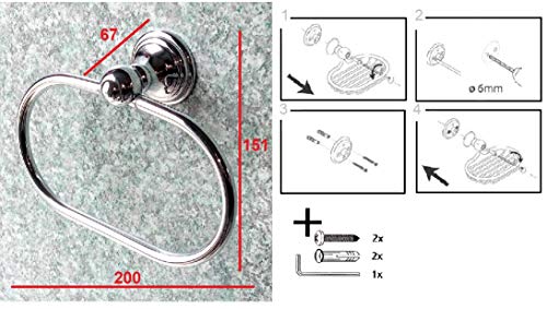 Haceka Allure Bath Towel Ring