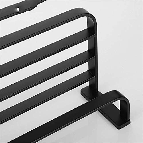 ASUVUD Black Copper Towel Rack Bathroom Square Rack Bathroom Towel Rack Bathroom Hardware Pendant