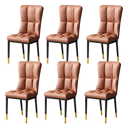 Kitchen Dining Room Furniture Chairs Kitchen Dining Chairs Set Of 4,Modern PU Leather High Back Padded Soft Seat Living Room Chairs Water Proof L