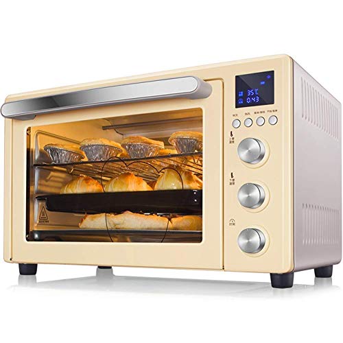 YYURUYI Electric Oven Home Baking Multifunctional Automatic Cake Machine 32 Liters Capacity Double Probe Temperature Control 3D Hot Air Circulati