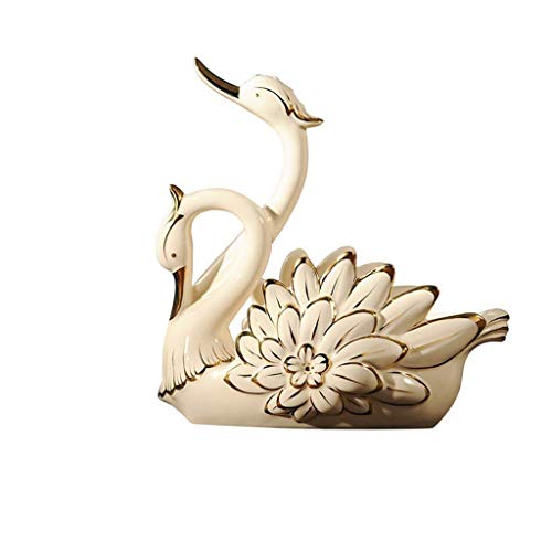 n/a Decoration, Wine rack decoration wine rack creative white swan jewelry home wine rack ceramic wine cabinet craft suitable