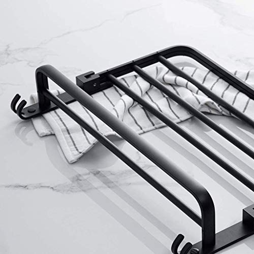 N/A Matte Black Towel Bar for Bathroom Kitchen Hand Towel Holder Dish ,Bathroom towel rack