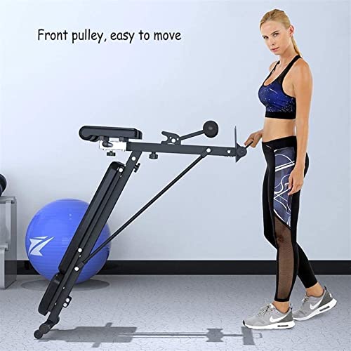 Push Up Bar Stands Adjustable Ab Bench Multi-Workout Sit Up Bench Hyper Back Extension Abdominal Weight Bench With Flat/Decline/Sit Up For Commer