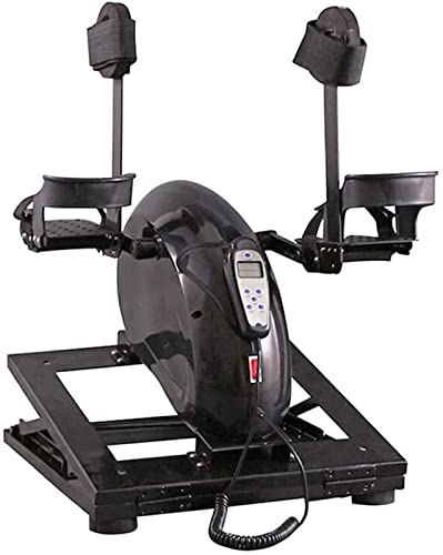 LUNEZY 100W Upper Lower Limbs Exercise BikeFitness Motorized Pedal Exercise Bike With Leg Protector Electronic Physical Therapy Rehab Bike Traine