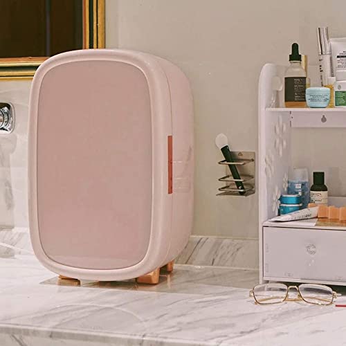 SXxingkong Mini Fridge 12L Smart Breathing Light Display For Skin Care & Cosmetics, Breast, Portable Compact Personal Makeup Fridge