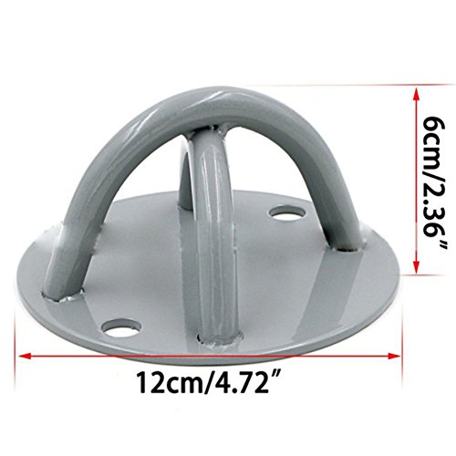 HUANGXING - Ring Swing Aerial Suspension Trainer, (2 Expansion Screws + 2 Self Tapping Screws)