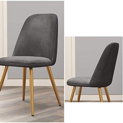 Modern Kitchen Dining Room Chairs Vintage Dining Chairs Set Of 6 Kitchen Counter Chairs Lounge Leisure Living Room Corner Chairs With Metal Legs