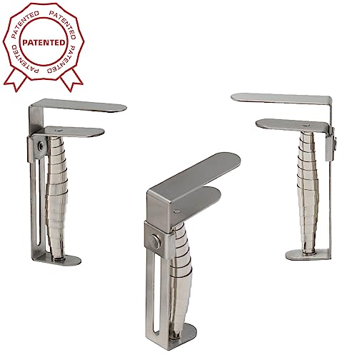 Misounda 6 piece tablecloth clips stainless steel 9x5.5cm with spring adjustable tablecloth clamps, tablecloth holders table cover holder tablecl