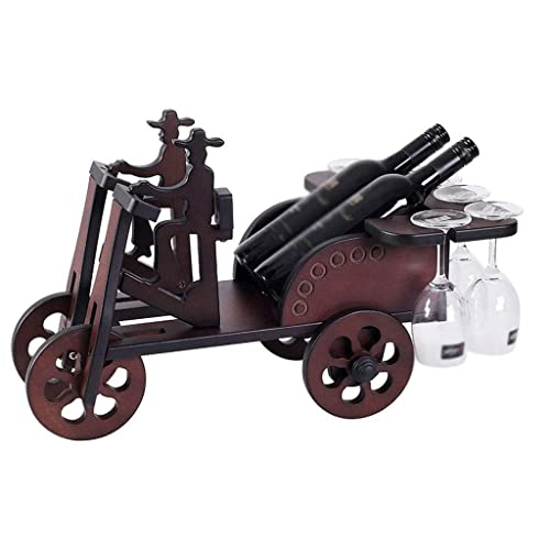 NEOCHY Solid Wine Rack, European Style Hanging Glass Wine Rack, Suitable to Be Placed at The Living Rooms, Bedrooms, Restaurants