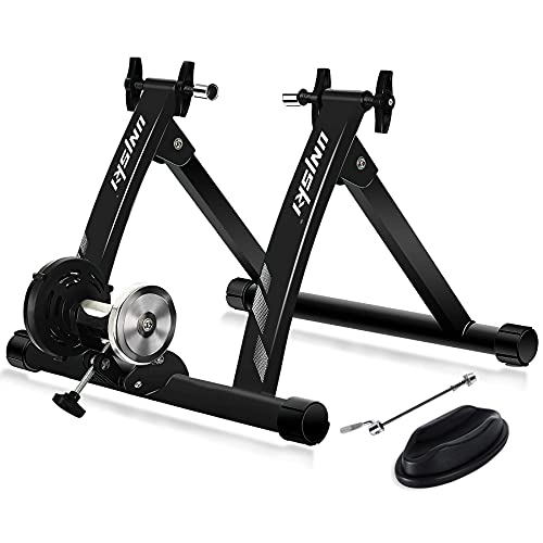 UNISKY Turbo Trainer Bike Trainer Stand Indoor Magnetic Bicycle Training Stand Quick Release Riding Stand for Mountain & Road Bike
