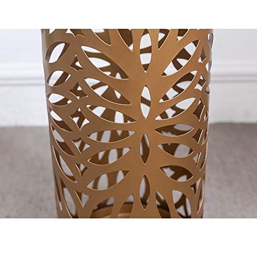MiroDo Umbrella Stands Umbrella Stand European Style Iron Home Hotel Desk Hook Drip Tray Storage Rack Walking Stick Storage Bin Stand