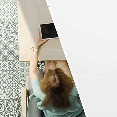 Relaxdays Rectangular Sun Shade Sail 2.5 x 3.5 m Water Resistant UV Resistant with Guy Ropes Patio Balcony White