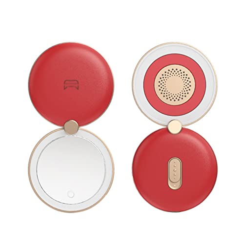 JYDBRT Pocket Portable Moisturizing Beauty Fill Light Led Makeup Hand-held Portable (Color : Argento, Size : 92.9 * 83.2 * 22.3mm)