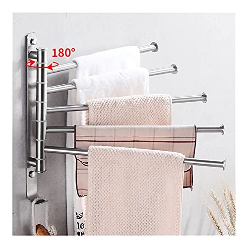 HIGOH Towel Racks,Towel Holder Towel Rail for Bathroom, Towel Bar Holder Stainless Steel Bathroom Hand Towel Holder Hanging Holder Wall Mounted M