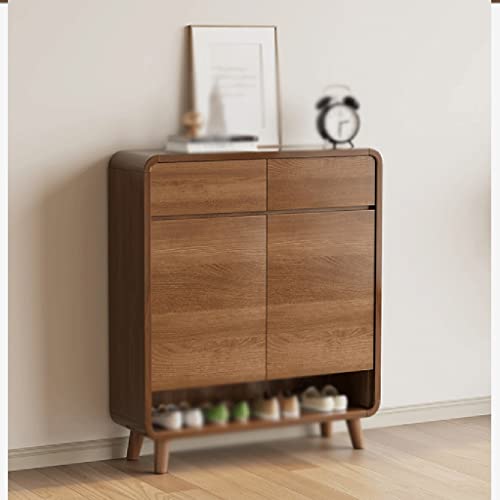 LUKEO Hallway Storage Shoe Cabinet Kitchen Wooden Storage Space Saving Shelf Entryway Bench (Color : 3-pack, Size : Light Grey)