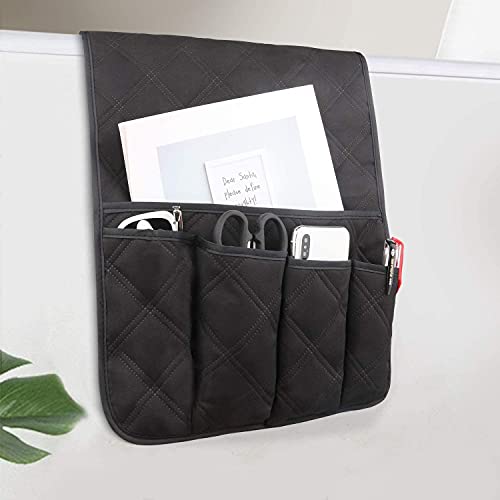 Armrest Storage Organizer Anti-Slip Sofa Couch Chair Armrest Organizer 90 * 33cm 5 pockets Couch Chair Organizer Holder for TV Remote Control Mag