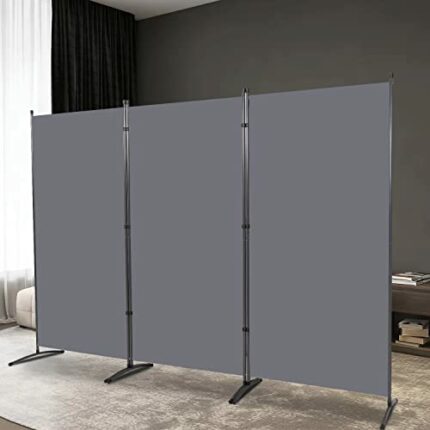 YASRKML 3 Panel Partition Room Divider, Folding Privacy Screen for Office, Room Separators Divider Freestanding Indoor Changing Divider Screen Pa