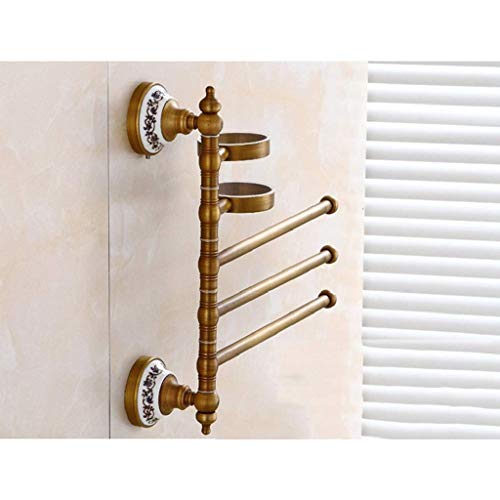 N/A Rotating Towel Rack-Swivel Towel Rack ,Stainless Steel Swing Out Towel Bar ,Space Saving Swinging Towel Bar for Bathroom