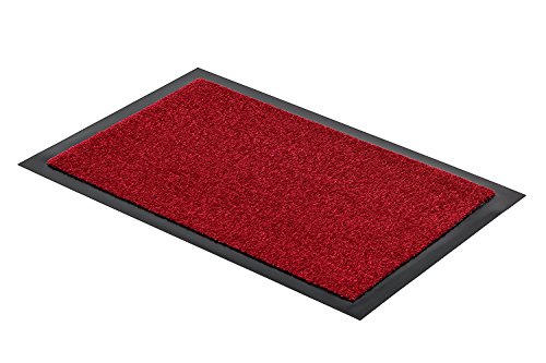 FRIENDS Selena Doormat Entrance Door Mat for indoor use, rot - red, 40 x 60 cm
