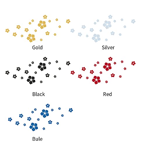 MVPACKEEY 18pcs Acrylic Mirror Wall Sticker Decal 3D Flower DIY Wall Decoration for Home Living Room Bedroom Decor (Black)