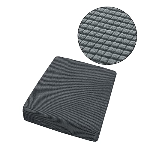 Jiakalamo Elastic Couch Cushion Covers Stretch Cushion Covers Sofa Seat Cushion,Polyester Universal Sofa Cover,Washable Sofa Seat Slipcover(Gray,